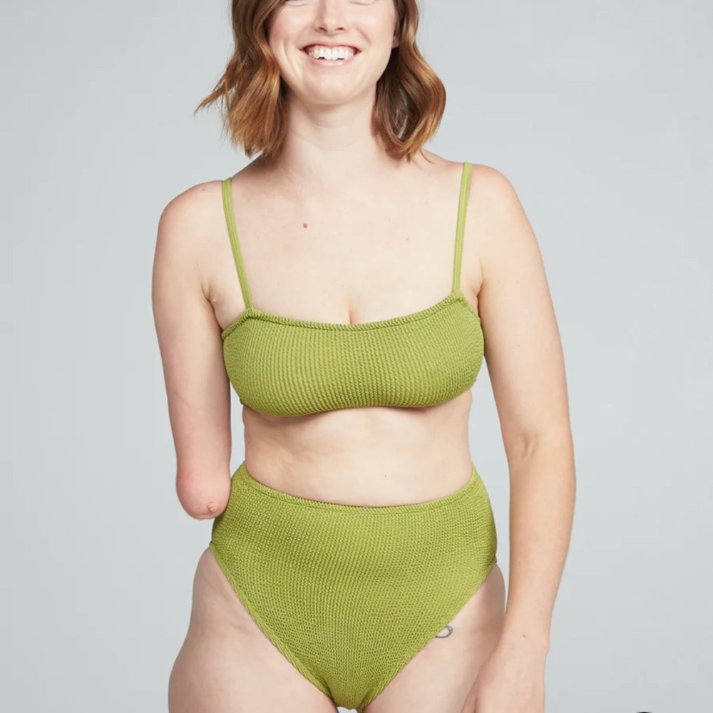 Youswim Poise High Waist Two-Piece Swimsuit in Fern NWT
